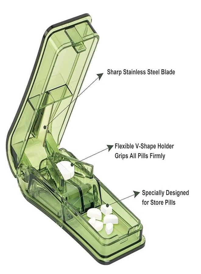 FLIPA Pill Cutter - Professional Pill Splitter for Small & Large Pills, Easy and Accurate Pill Cutting Tool for Precise Dosing (pack of 2) - Image 2